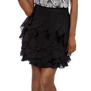 Kardashian Cascade Frill Ruffle Mini Skirt